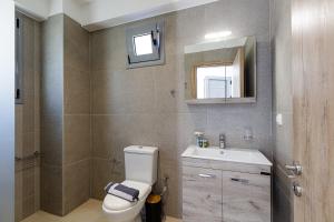 A bathroom at Villa Zoe , south Crete , Triopetra