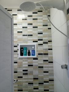 Koupelna v ubytování Casa Beira Rio Xingó