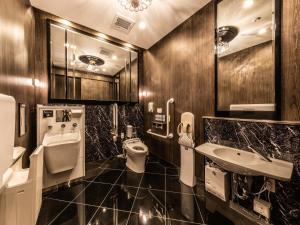 Koupelna v ubytování APA Hotel Kintetsu Nara Ekimae