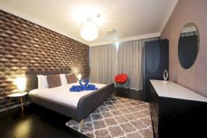 Postel nebo postele na pokoji v ubytování New Arabian Al Bateen Jumeirah Beach Residence JBR