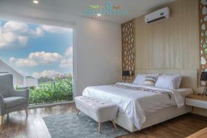 Postel nebo postele na pokoji v ubytování Melase 9 Villa, Senggigi + 10 fotografií