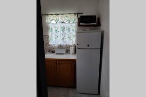Kuhinja oz. manjša kuhinja v nastanitvi Bay View Studio Apartment 3C - Canouan Island