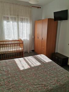 Cama o camas de una habitación en Carrer Esparreguera