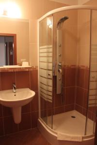 Kúpeľňa v ubytovaní Hotel Dominika