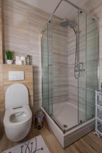 Koupelna v ubytování Elite One Premium Apartment + 14 fotografií
