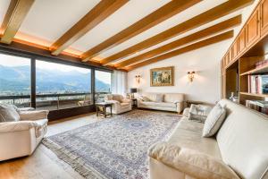 Area soggiorno di Panoramavilla Bludenz by A-Appartments