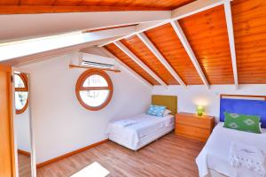 Cama o camas de una habitación en Çınarlar Apart Hotel KAŞ