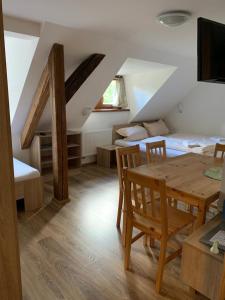 Posezení v ubytování Apartments Stein