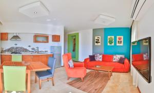 Zona de estar de Çınarlar Apart Hotel KAŞ