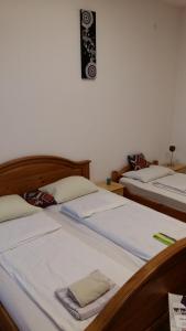 Postel nebo postele na pokoji v ubytování Apartment and rooms"Tabašnice"Tuzla centar