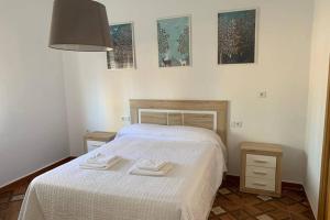 Postel nebo postele na pokoji v ubytování Casa rural Gómez de Hita