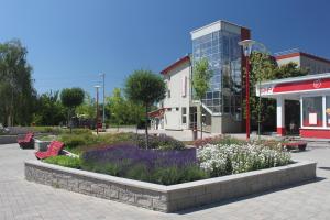 Vonkajšia záhrada v ubytovaní Hotel Dominika