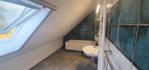 Koupelna v ubytování Apartmány Adieu
