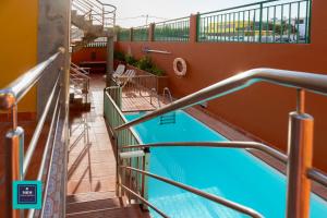 The swimming pool at or close to Inés Apartment, Montaña La Data