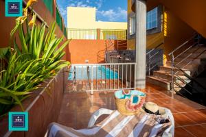 The swimming pool at or close to Inés Apartment, Montaña La Data