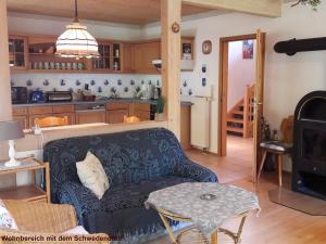 Η κουζίνα ή μικρή κουζίνα στο Ferienhaus Graziadei