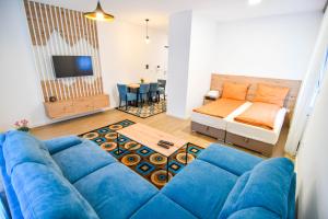 Χώρος καθιστικού στο Mountain Wings Apartments