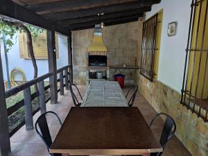 Posedenie v ubytovaní Casas de Madera Los Molinos