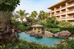 Zahrada ubytování Dusit Thani LakeView Cairo
