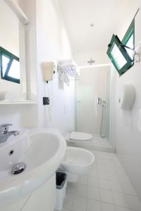 Koupelna v ubytování Hotel Olanda