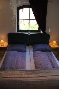 Postel nebo postele na pokoji v ubytování Fliederhof
