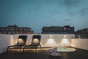 Balkón nebo terasa v ubytování SCIABICA SUITE - Sicilian Experience