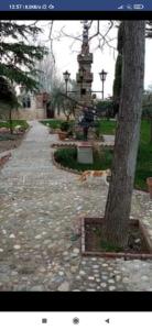 A garden outside Castillo Esmeralda