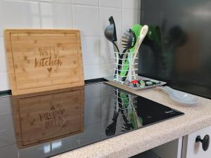 Le Saint-Georgesにあるキッチンまたは簡易キッチン