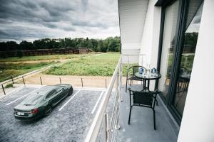 Balkón alebo terasa v ubytovaní Apartamenty Perła Orawy