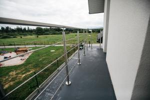 Balkón alebo terasa v ubytovaní Apartamenty Perła Orawy