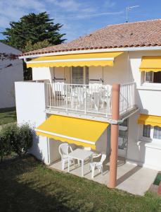 Balkón nebo terasa v ubytování Hôtel Résidence Les Flots