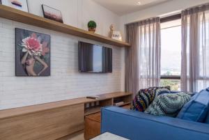 Un lugar para sentarse en Leblon Inn, bonito apartamento