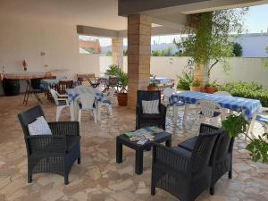 Posezení v ubytování B&B Il Cedro