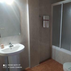 Ванная комната в Hotel Segontia