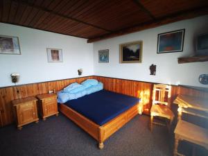 Postel nebo postele na pokoji v ubytování Penzion Na Vyhlídce