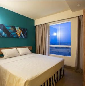 En eller flere senge i et værelse på Solar das Águas Park Resort - Olímpia