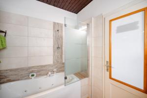 Koupelna v ubytování Ferienhaus Birker