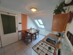 A kitchen or kitchenette at Privat u Jozefa Földesa
