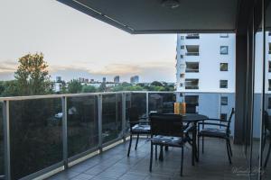 Balkon lub taras w obiekcie D Apartments Centrum Jurowiecka III