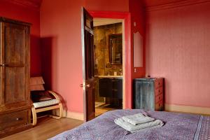Letto o letti in una camera di Netherbrae