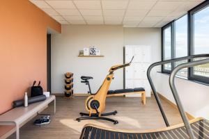 Fitness centrum a/nebo fitness zařízení v ubytování OKKO Hotels Nice Aéroport