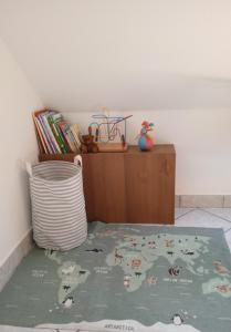 Knihovna v bed and breakfast