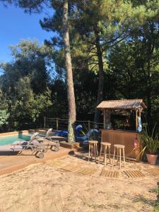 Bazén v ubytování Chambre d’hôtes Pyla sur Mer nebo v jeho okolí