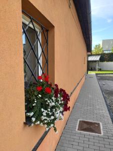 Das Gebäude in dem sich das Privatzimmer befindet