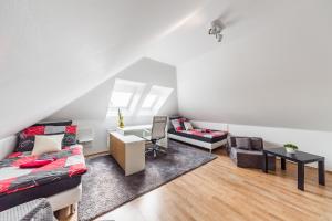 Χώρος καθιστικού στο Apartman SEGATI