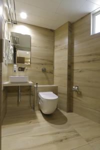 Koupelna v ubytování Hotel Elysian Residency