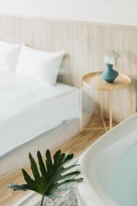 Krevet ili kreveti u jedinici u objektu Meet Secret B&B