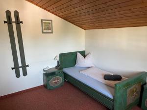 Postel nebo postele na pokoji v ubytování Haus Kaindl