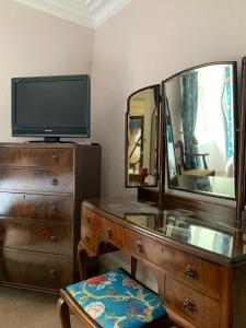 TV a/nebo společenská místnost v ubytování Leven House Bed and Breakfast