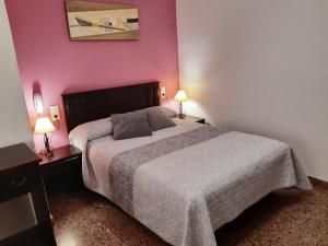 Postel nebo postele na pokoji v ubytování Hotel Azahar